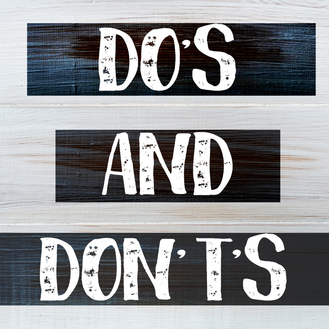 Do's and Don'ts of Apartment living